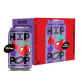 Hip Pop Berries & Cherries Sparkling Fizzy Drink 4 x 330ml