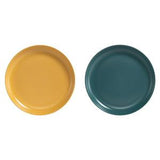 Habitat Matte Finish Stoneware Dinner Plate Mustard Or Teal