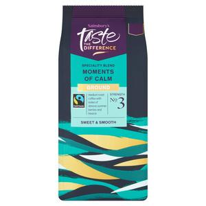 Sainsbury's Moments of Calm ground coffee 227g (British brand)