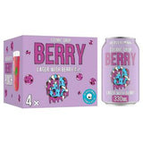 Beavertown Cosmic Drop Berry Punch Fruity Beer 4 x 330ml