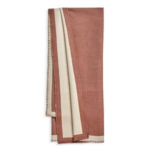 Habitat autumn stitch throw berry cream 150cm , UK version