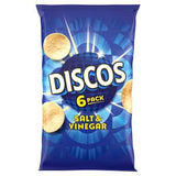 Discos Salt & Vinegar Crisps Multi Pack x6