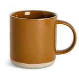 Habitat Gloss Raw Edge Mug Camel 410ml, UK version