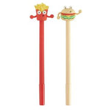 Sainsbury's Home Fast Food Pen Black Novelty Writing Pen