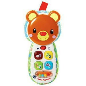 VTech Baby Peek and Play Phone Interactive Baby Book for Infants