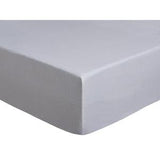 Habitat Cotton Brushed Fitted Sheet White Single