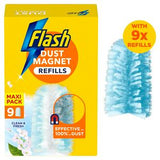 Flash Dust Magnet Duster Refills Clean & Fresh Scent Pack of 9