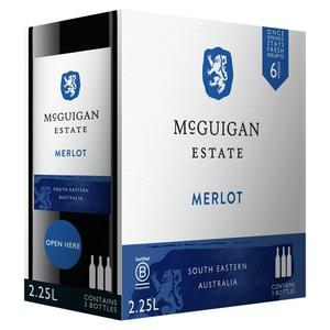 McGuigan Estate Merlot Red Wine 2.25L