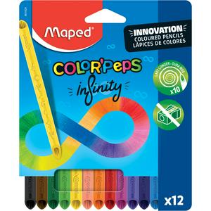 Maped Colorpeps Infinity Pencils Pack of 12, imported from the UK