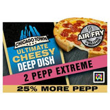 Chicago Town Ultimate Cheesy Deep Dish Pepperoni Pizza 2 x 163g