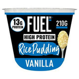 Fuel10K Vanilla Flavour High Protein Rice Pudding Snack Pot 210g