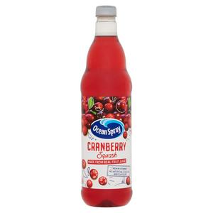 Ocean Spray cranberry apple squash 1L, imported from the UK