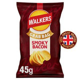 Walkers Smoky Bacon Flavour Potato Crisps 45g