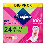 Bodyform Cour V Ultra Long Sanitary Towels x24 pack - British product