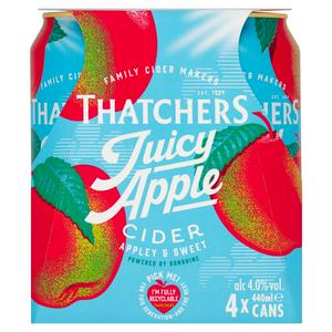 Thatchers Juicy Apple Cider 4 x 440ml Multi-pack
