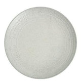 Habitat Textured Ripple Dinner Plate Chalk Grey Stoneware