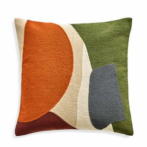 Habitat Autumn Abstract Crewel Cushion 43cm