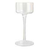 Habitat Clear Glass Pillar Candle Holder 8.5x20cm
