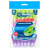 Minky Sure Grip Clothes Pegs Pack of 24