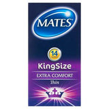 Mates King Size Extra Comfort Condoms 14 Pack