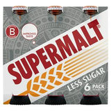 Supermalt Less Sugar Non-Alcoholic Malt Beverage with B Vitamins 6x330ml