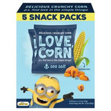 LOVE CORN Delicious Crunchy Corn Sea Salt Snacks 5x20g