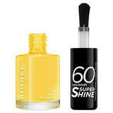 Rimmel London 60 Seconds Super Shine Nail Polish 452 Chin Up Buttercup 8ml