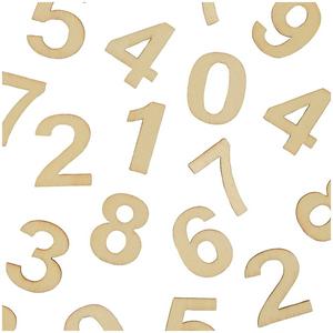 Get Creative Wooden Numbers Craft Set Pack of 78
