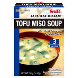 S&B Japanese Instant Tofu Miso Soup 3x10g Sachets
