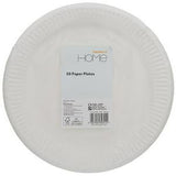 Sainsbury's Home Pack of 50 Paper Plates - White