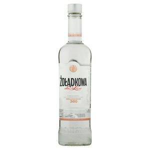 Zodkowa De Luxe Vodka 50cl glass bottle packaged securely (British brand)