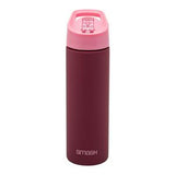 Smash Kids Water Bottle Pink Burgundy Soft Touch