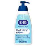 E45 Daily Non Greasy Moisturiser Body Lotion Dry Sensitive 400ml