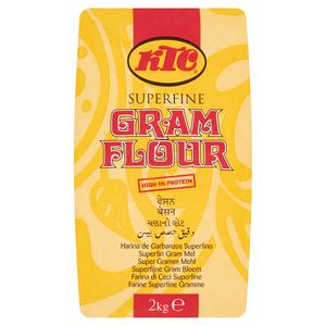 KTC Gram Flour plain 2kg packaging bag, UK version