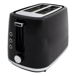 Cookworks Selcey 2 Slice Toaster Black model - British product