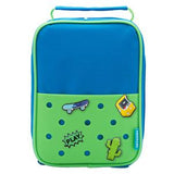 Smash Blue & Green Insulated Charm Lunch Bag 24cm