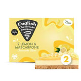 English Cheesecake Company Lemon Mascarpone Cheesecake Slices Pack of 2 180g