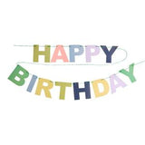 Sainsbury's Home Multicoloured Happy Birthday Cardboard Bunting 2.5m