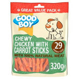 Good Boy Pawsley & Co. Chewy Chicken with Carrot Sticks Dog Treats 320g