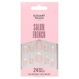 Elegant Touch Salon French Nails Artificial Nails 24 Count