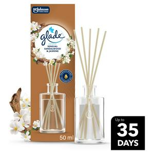 Glade Sensual Sandalwood & Jasmine Reed Diffuser 50ml, UK version