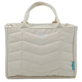 Smash Planet Beige Chevron Lunch Bag