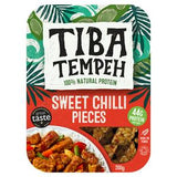 Tiba Sweet Chilli Tempeh Pieces Ready-to-Cook Plant Protein 200g