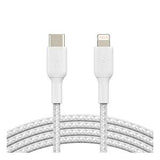 Belkin Braided USB-C to Lightning Cable White 1m