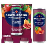 San Pellegrino Pomegranate Orange Sparkling Drink 4 x 330ml