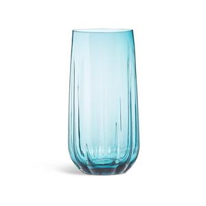 Habitat Japonica Hi Ball Glass Teal British Highball Glass 450ml