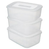 Sainsbury's Home Storage 2.6L x3 Pack Food Storage Boxes
