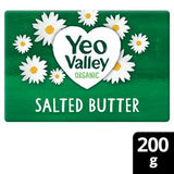 Yeo Valley Organic Salted Butter 200g (British brand)