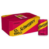 Schweppes Raspberry Lemonade Soft Drink Mixers 12 x 150ml