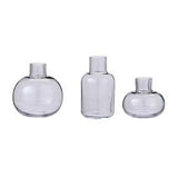 Habitat Smoked Glass Bud Vases Set of 3